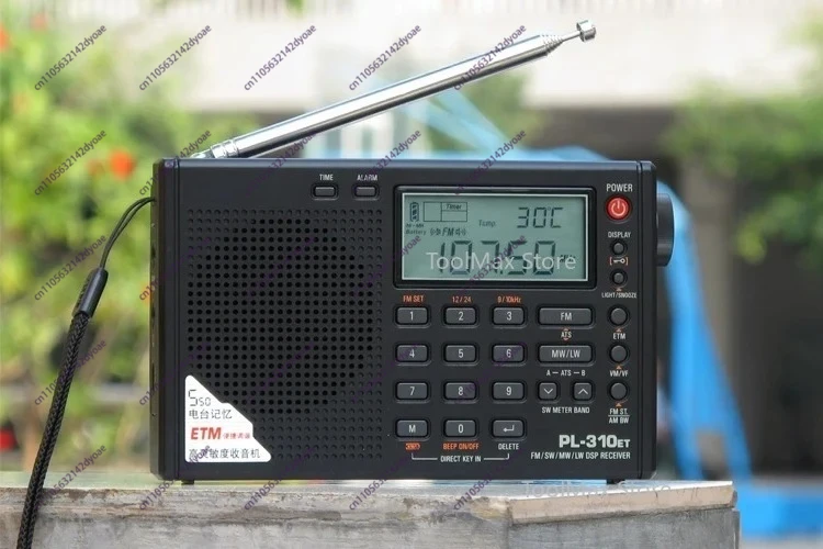 PL-310ET 풀 라디오 디지털 복조기 FM/AM/SW/LW 스테레오 라디오 휴대용 라디오 (영어 및 러시아어 사용자용)