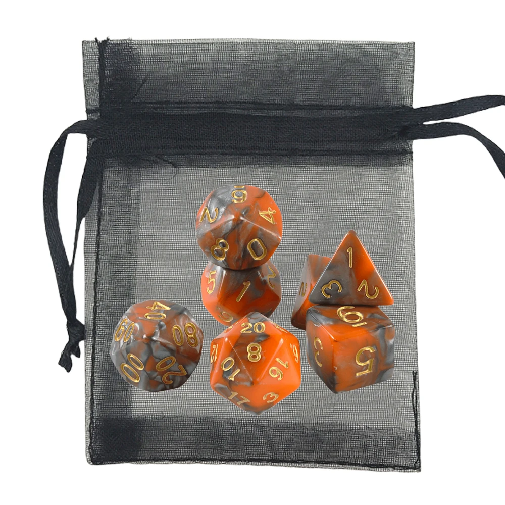 7pcs DND Polyhedral Dice Double-color Dice with A Bag for Board Game DND RPG Role Playing Game Accessories S277670530a334bc2b31f5226ec6047a4S