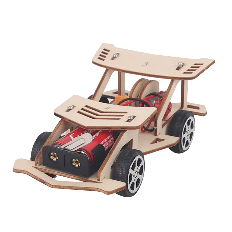 Збірка Гонки Наука Невелике виробництво Виразнення DIY Збірка Матеріал Пакет Експеримент Дитячі іграшки-головоломки ручної роботи