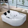 Smart Soaking Tub 2 Person ABS Corner Freestanding Massage Bathtubs with Jet 1