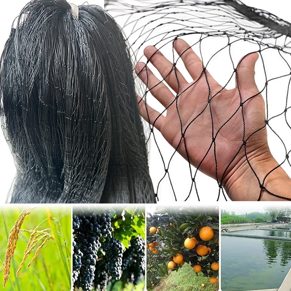 Nylon Bird Netting Mesh Hawk Net Protective Chicken Coop Netting 25 X 50 FT Heavy-Duty Garden Netting for Fruit Trees Plants