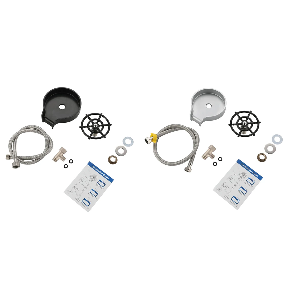 

Automatic High-pressure Glass Flusher Kitchen Sink Rinser Bar Cup Cleaner for Baby Bottle Beer Milk Cup Cleaning Tool 4 Options