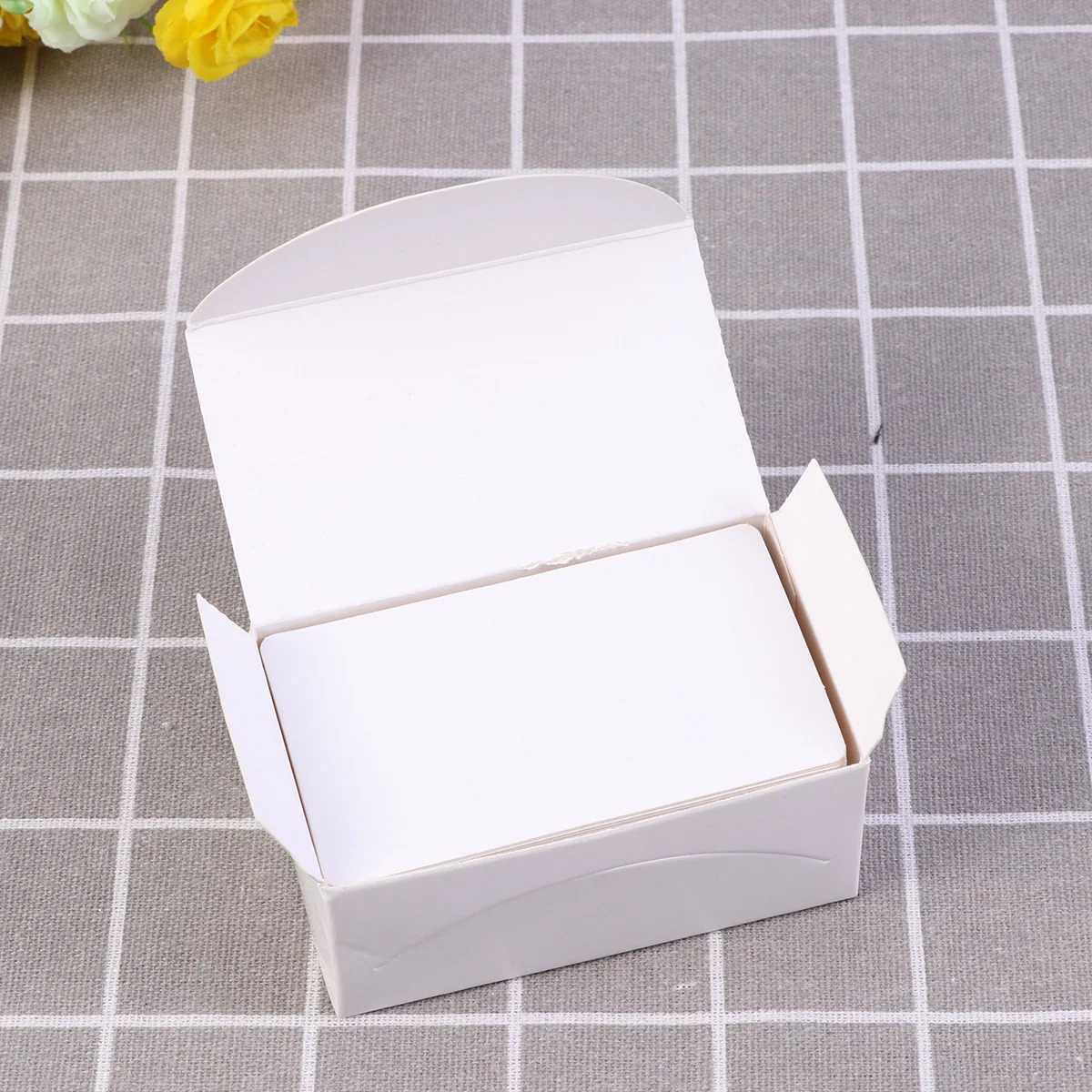 Business Cards Custom Cards Message Cards 100pcs Blank Flash Cards DIY Kraft Paper Note Vocabulary Word for Home Office