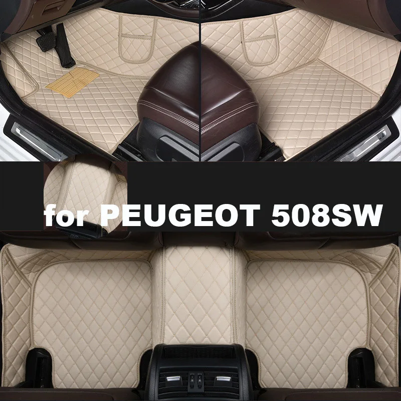 

Autohome Car Floor Mats For PEUGEOT 508SW 2004-2018 Year Upgraded Version Foot Coche Accessories Carpetscustomized