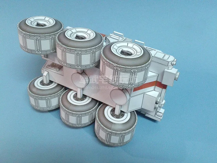 Movie 2001 Space Odyssey Lunar Rover Paper Model Spacecraft