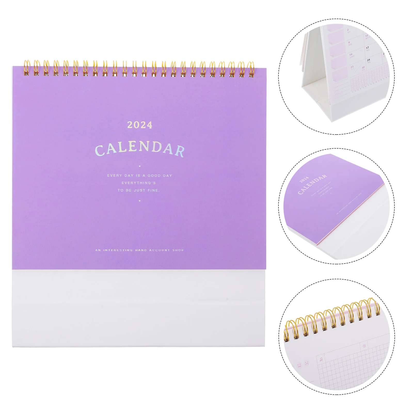 

Fashion Design Calendar Countdown Desk Small Office Supply Flip for Paper Desktop