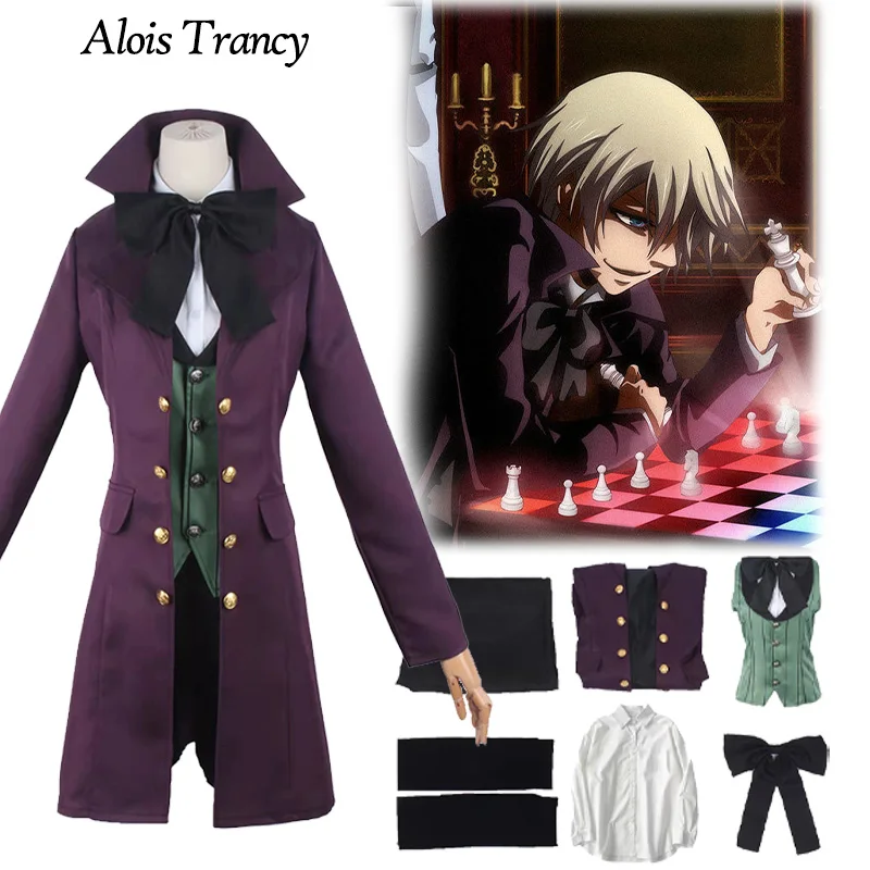 

Black Butler Alois Trancy Cosplay Costume Japanese Anime Halloween Carnival Party Devil Uniform For Male