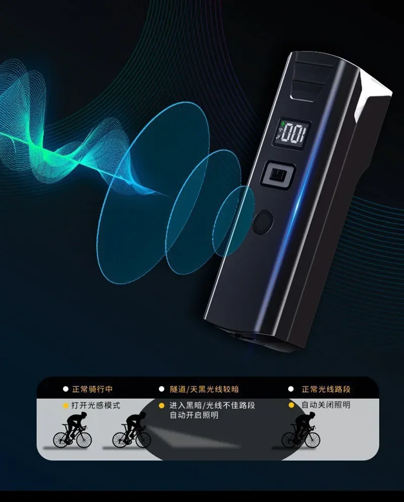 Description Picture 6 of itemBUCKLOS Bicycle Front Light 18650 Battery Type-c Rechargeable Bike Headlight Powerful Handlebar Flashlight Cycling Highlights