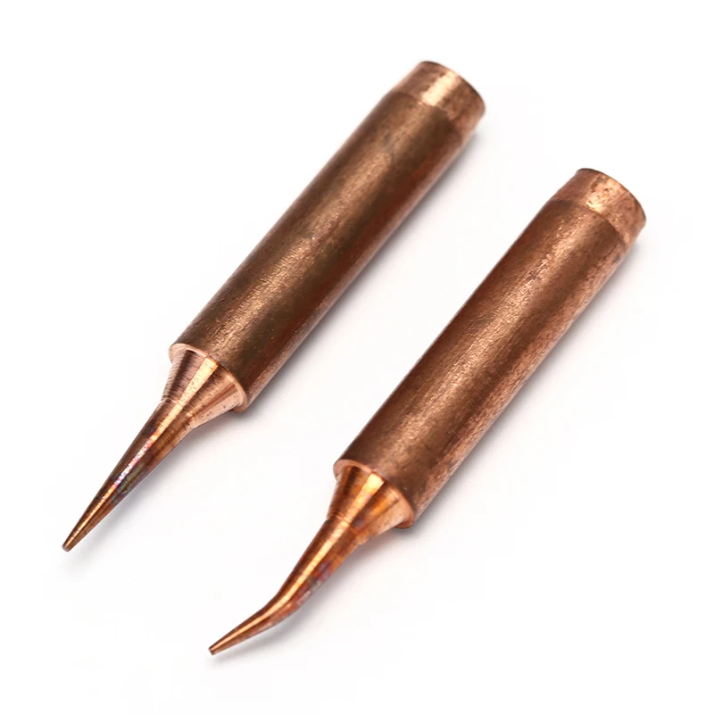 

900M-T-I 900M-T-IS Pure Copper Iron Tip Soldering Tip Rework Station Welding Head BGA Soldering Tools Branding Iron Welding