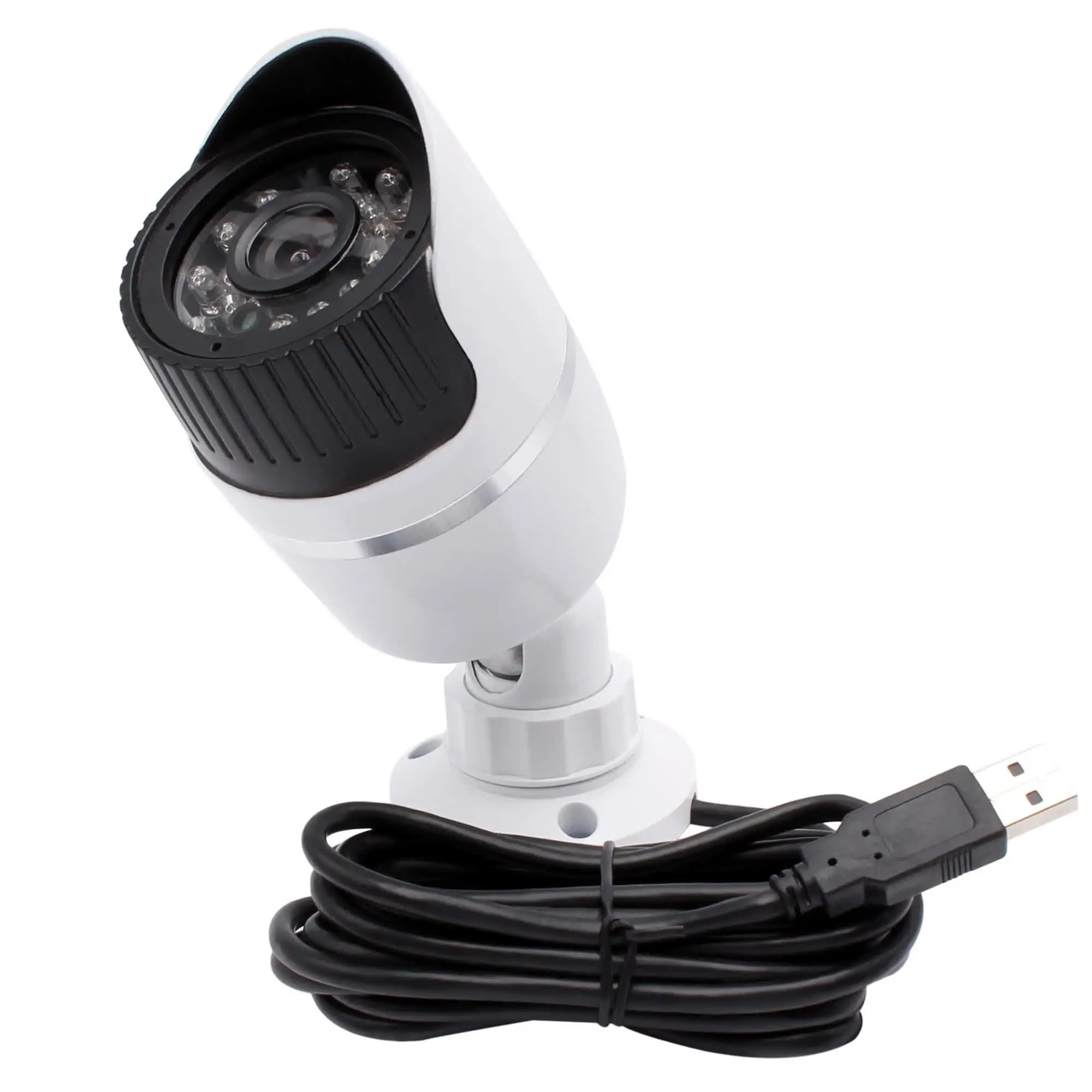 

SVPRO Outdoor USB Video Camera 720P HD 1.0megapixel with 24PCS IR LED Ominivision OV9712 3.6mm Lens mini bullet Outdoor Camera