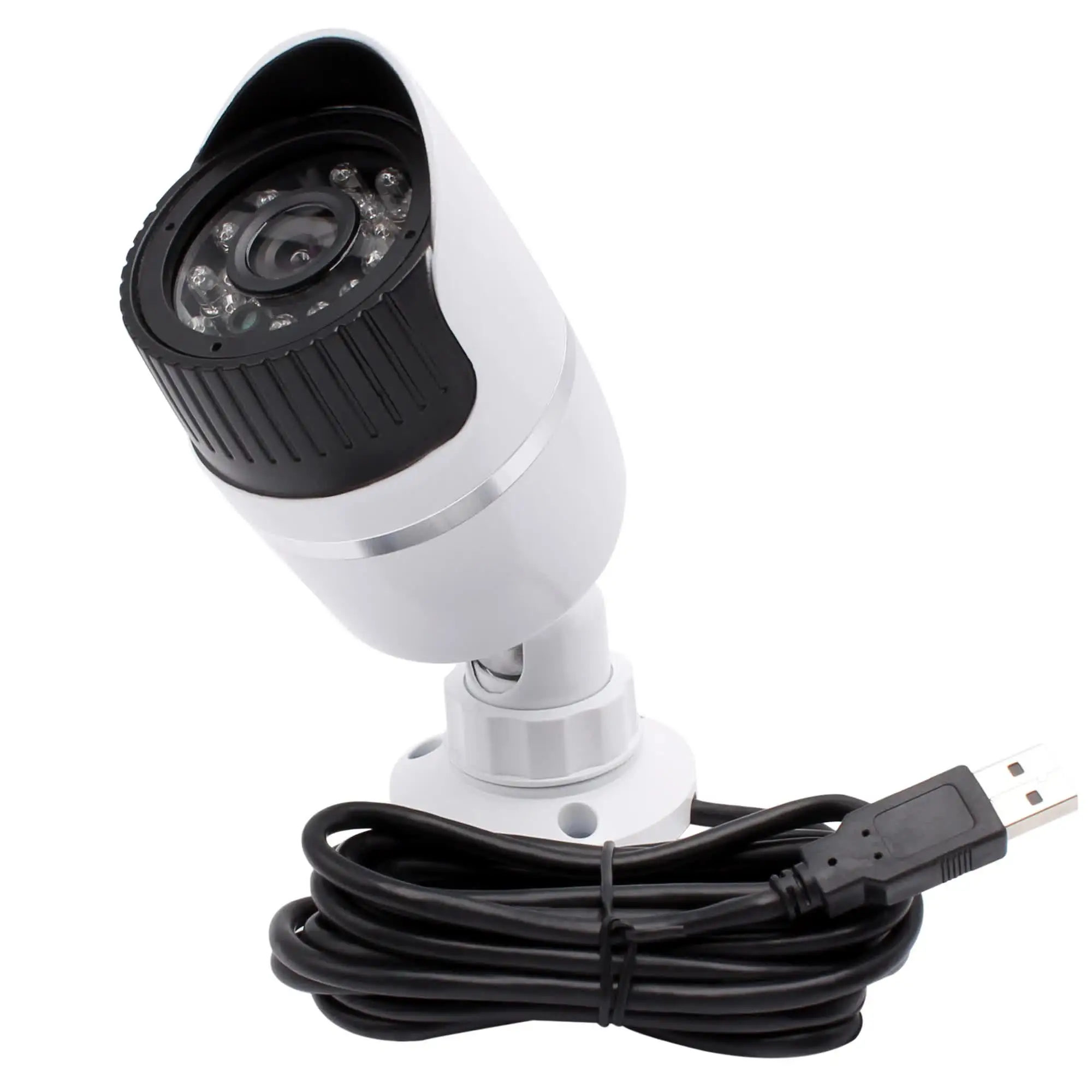 SVPRO 2MP USB 비디오 카메라 CMOS AR0330 IR 컷 IR LED 주야간 투시경, 파손 방지 방수 야외 USB 카메라, H.264