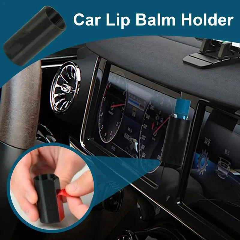 Car Lipsticks Holder Vehicle Rack Organizer Mount for Lipsticks No Punch Vehicle Chap Stick Holder for Friends Family Children
