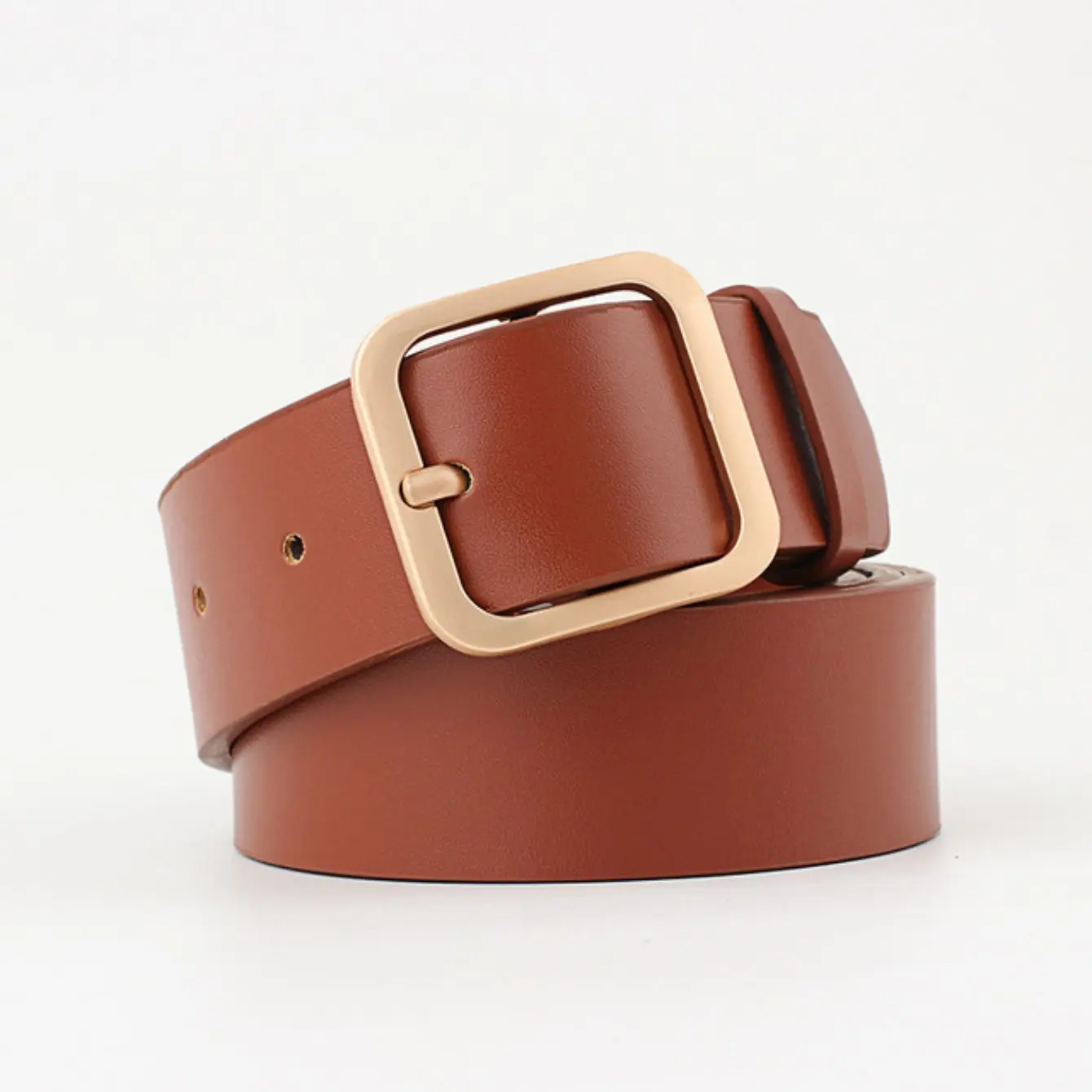 小物 agnes b. Square Buckle Leather Belt Belts for Women | agnès b