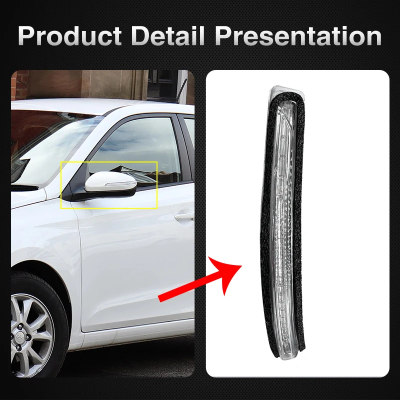 Auto Seite Rückspiegel Blinker Für Hyundai Für I20 GB IB 2016 2017 2018 LED Seite Spiegel Lampe 87624-C8000