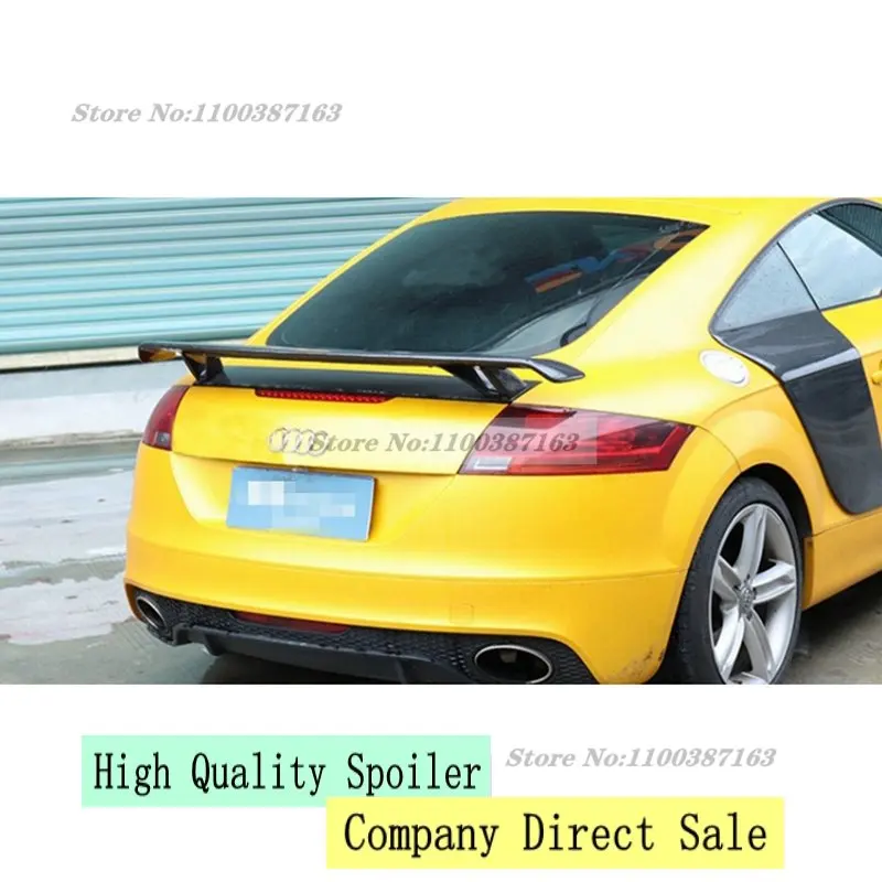 

Carbon Fiber/ABS Materail Car Rear Trunk Boot Lip Spoiler Wing Big For Audi A3 S3 A4 S4 A5 S5 RS5 A6 S6 A7 A8 R8 TT TTS TTRS