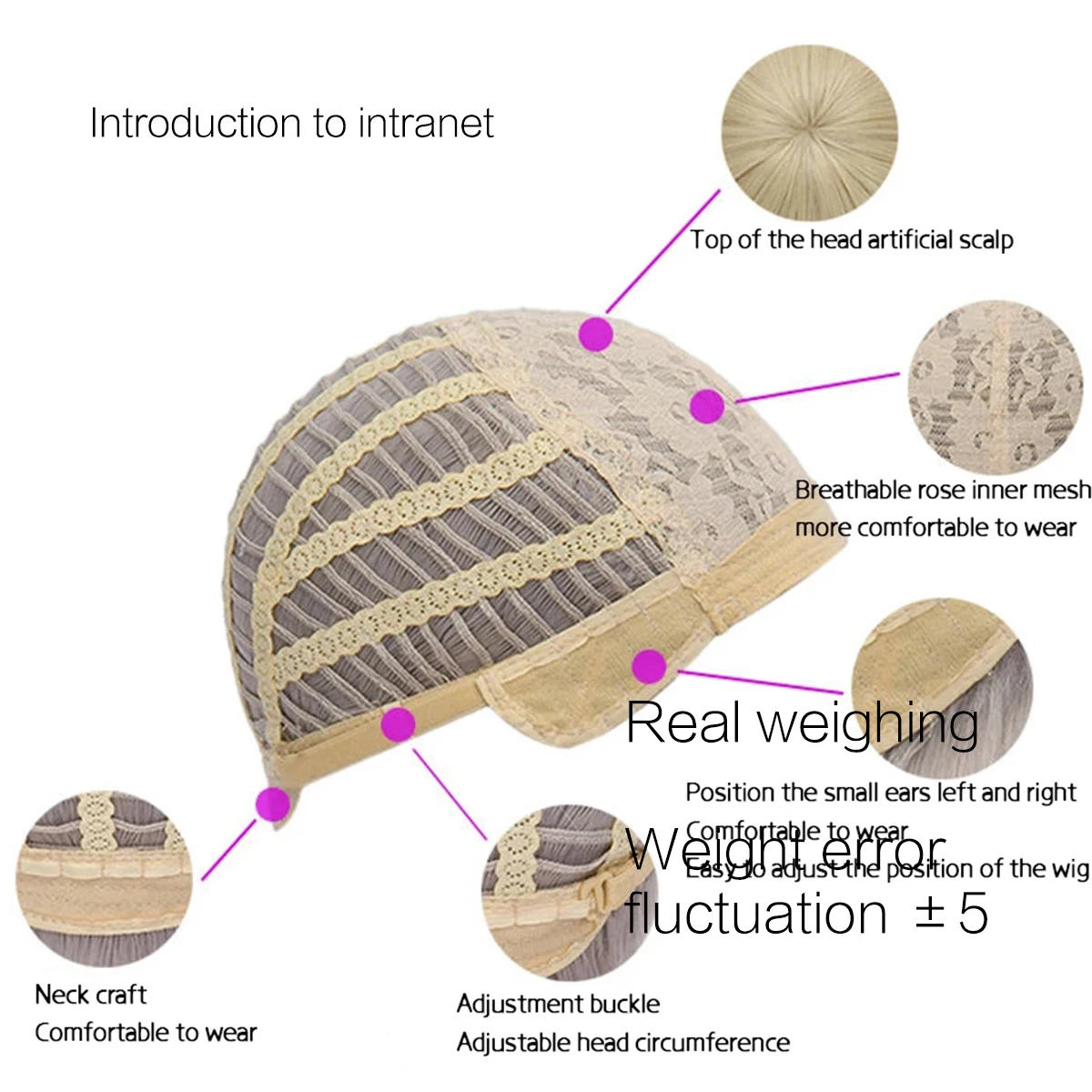 Synthetic Cute Cosplay Wig 40-inch Oblique Bangs Anime Costume Long Straight Lolita Wig Party Wig