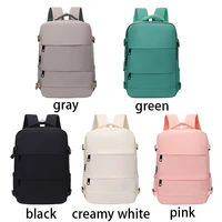 Graceful Practical Multi-color Backpack Multi-pocket Design Adjustable-strap Lightweight for Commute Casual Bag - Image 2