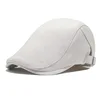 Leather Cap  Men's Imitation Sheepskin Beret  Leather Hat The Elderly Forward Hat  Artificial Leather Hat Literary and Retro 6