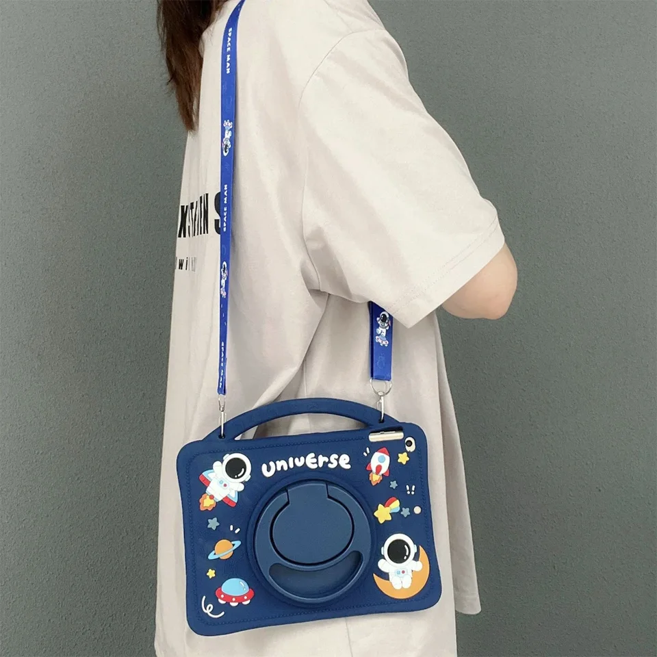Cute Cartoon Silicone iPad Protective Case