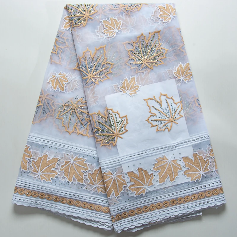 

Африканская кружевная ткань, молочный шелк, вышивка, сетка, кружево с женским кружевом высокого качества, нигерийское кружево для свадебного платья, 5 ярдов