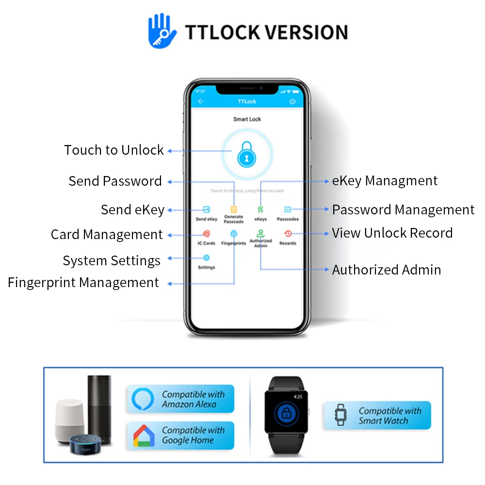 Sleutelkluisje - Slimme wifi-beveiligingsbox (veilig) voor sleutels pincode Bluetooth-app op smartphone | Cool Mania