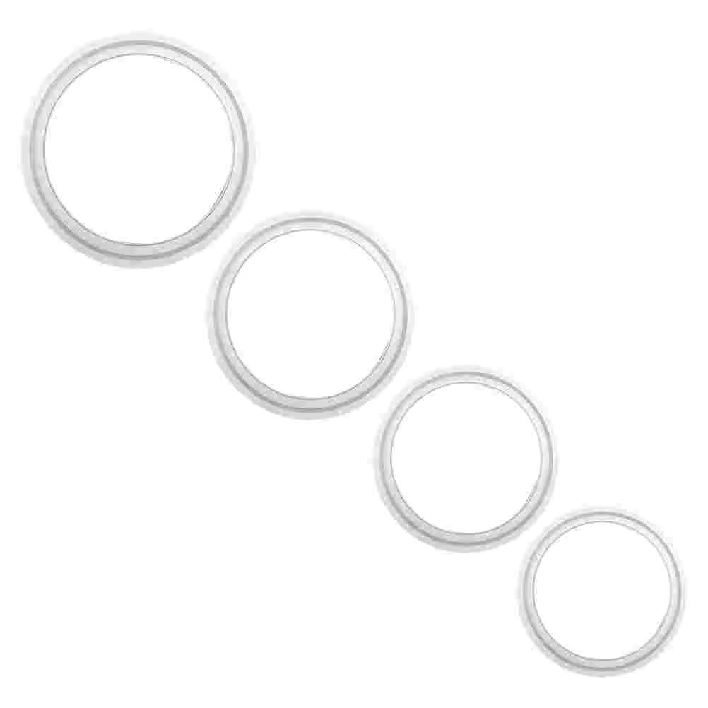 

4 Pcs Cuff Bracelet Mold Keychain Molds Resin Casting Silica Gel Simple Crystal Epoxy Mould