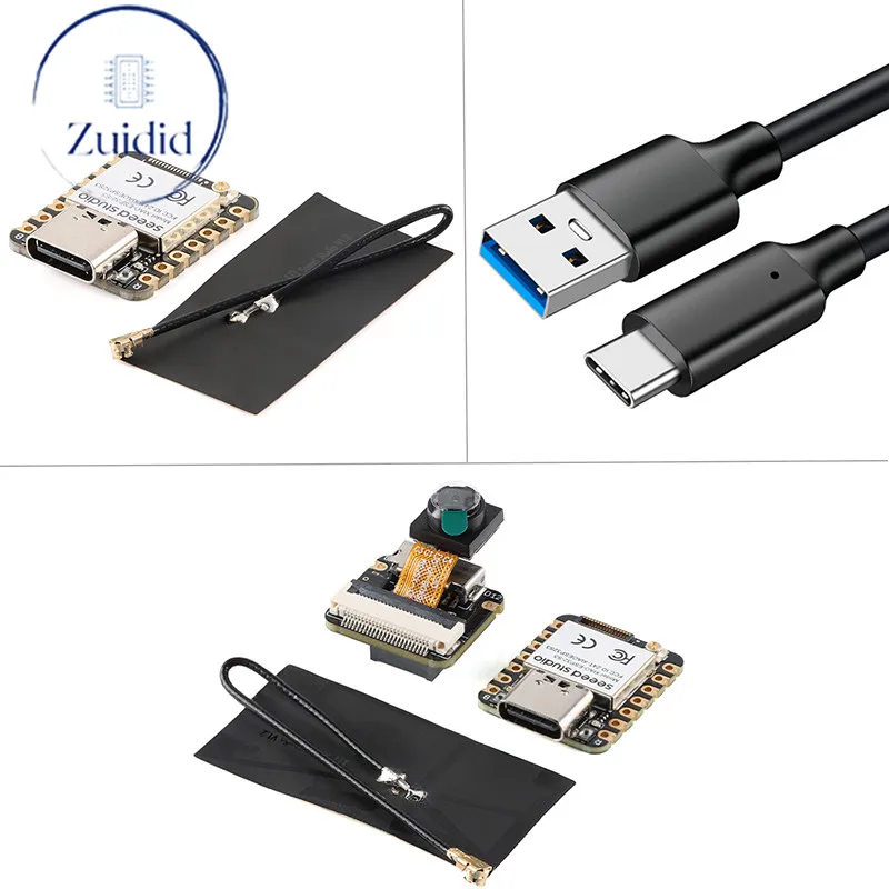 Seeedino Seeed Studio Xiao Esp32-S3 Sense Cable 2.4G Wifi Ble Mesh 5.0 8Mb Ov2640 Scheda Di Sviluppo Del Modulo Della Fotocamera Per Arduino