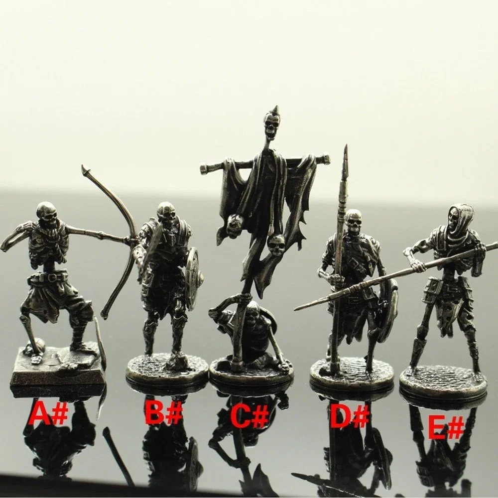 Copper Skeleton Legion Figurines Miniature Decoration Desk Toy