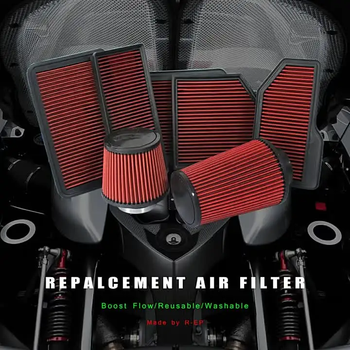 R-EP Ersatz Luftfilter Für BMW F20 114/116/118/125 F21 F30 F31 F32 F33 F35 F36 OEM 13718507320 High Flow Können Gereinigt Wern