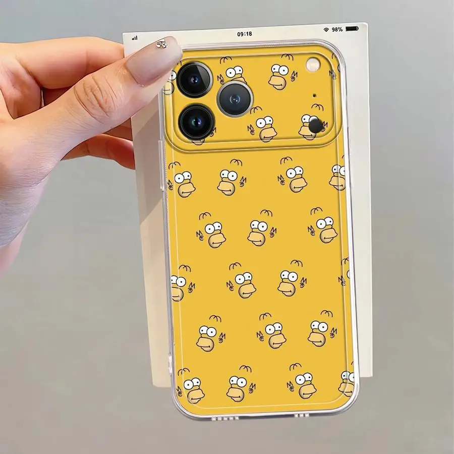 The Simpsons Cartoon Soft Phone Cover Case