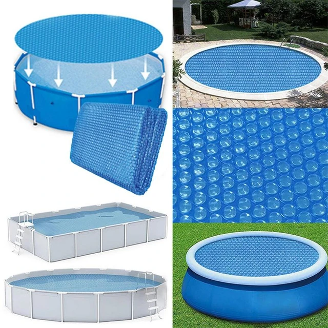 Above Ground Pool Solar Cover Swimming Pool Cover Protector Heat Insulation Blanket  Cover For Swiming Pool Rainproof Pool Cover - AliExpress