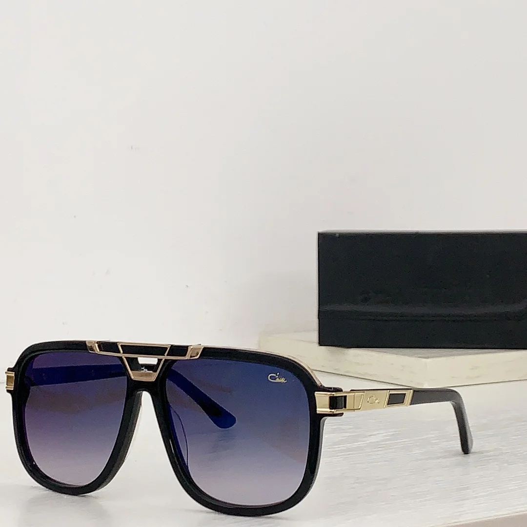 

Newest Brand Women Men Sunglasses Black Acetate Frame Casual Luxury Gradient Purple Retro For Unisex Eyeglasses CAZAL MOD8044