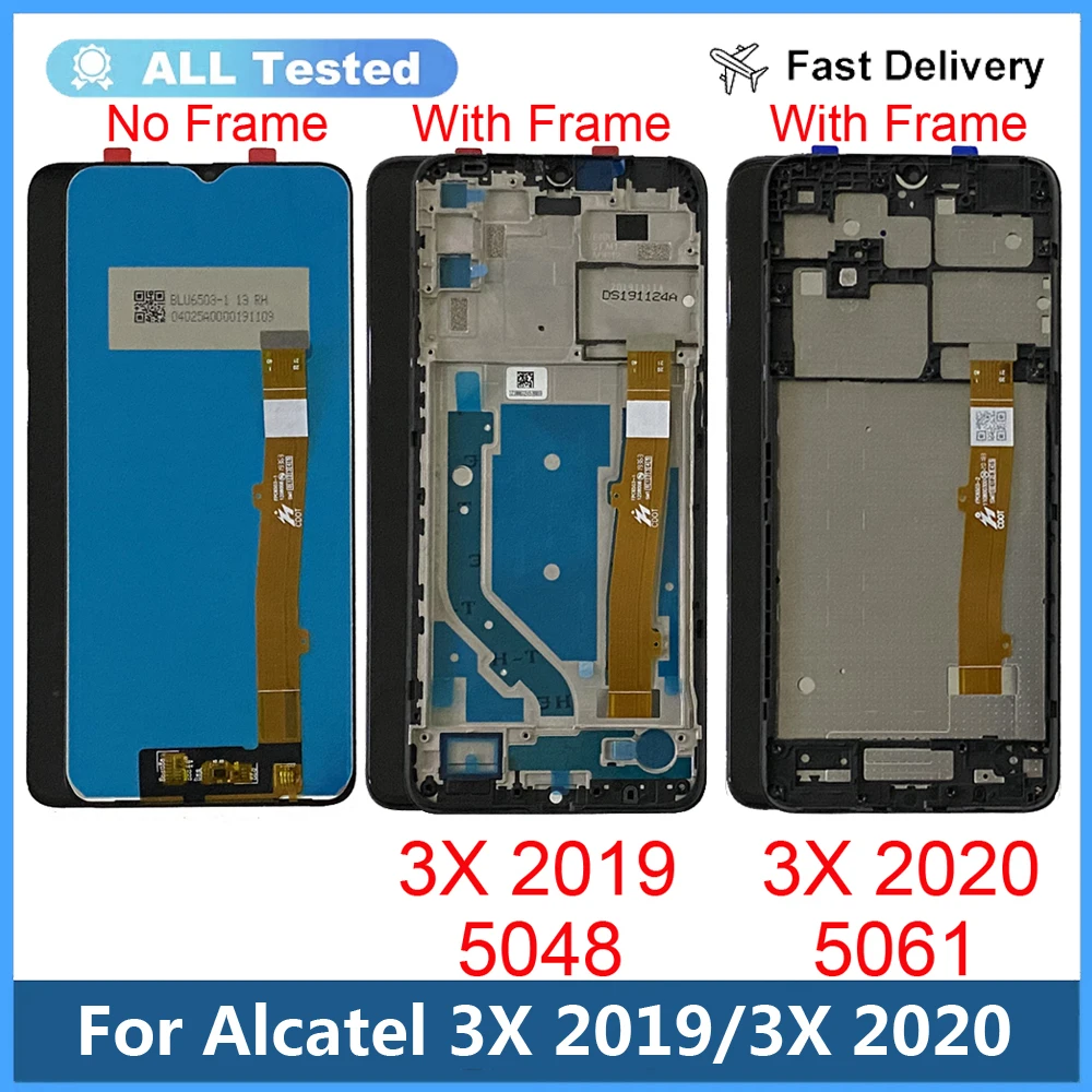 

For Alcatel 3X 2020 LCD 5061K 5061U 5061 LCD Screen Touch Display Assembly For Alcatel 3X 2019 5048 5048Y 5048A 5048I 5048U LCD