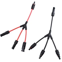 High - Performance 30A 1000V Solar Connector with Parallel Connection for Photovoltaic Systems, 2 - Pack (1 TO 3)