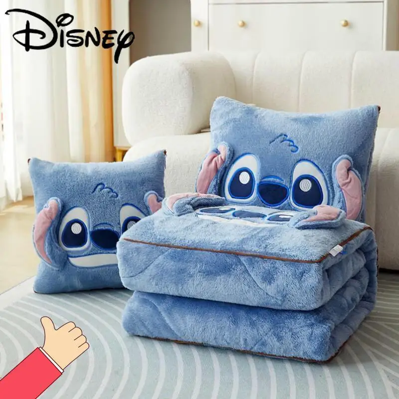 

Диванная подушка Disney, одеяла два в одном, милая фланелевая подушка, утолщенное одеяло для сна, декоративные игрушки для гостиной и спальни
