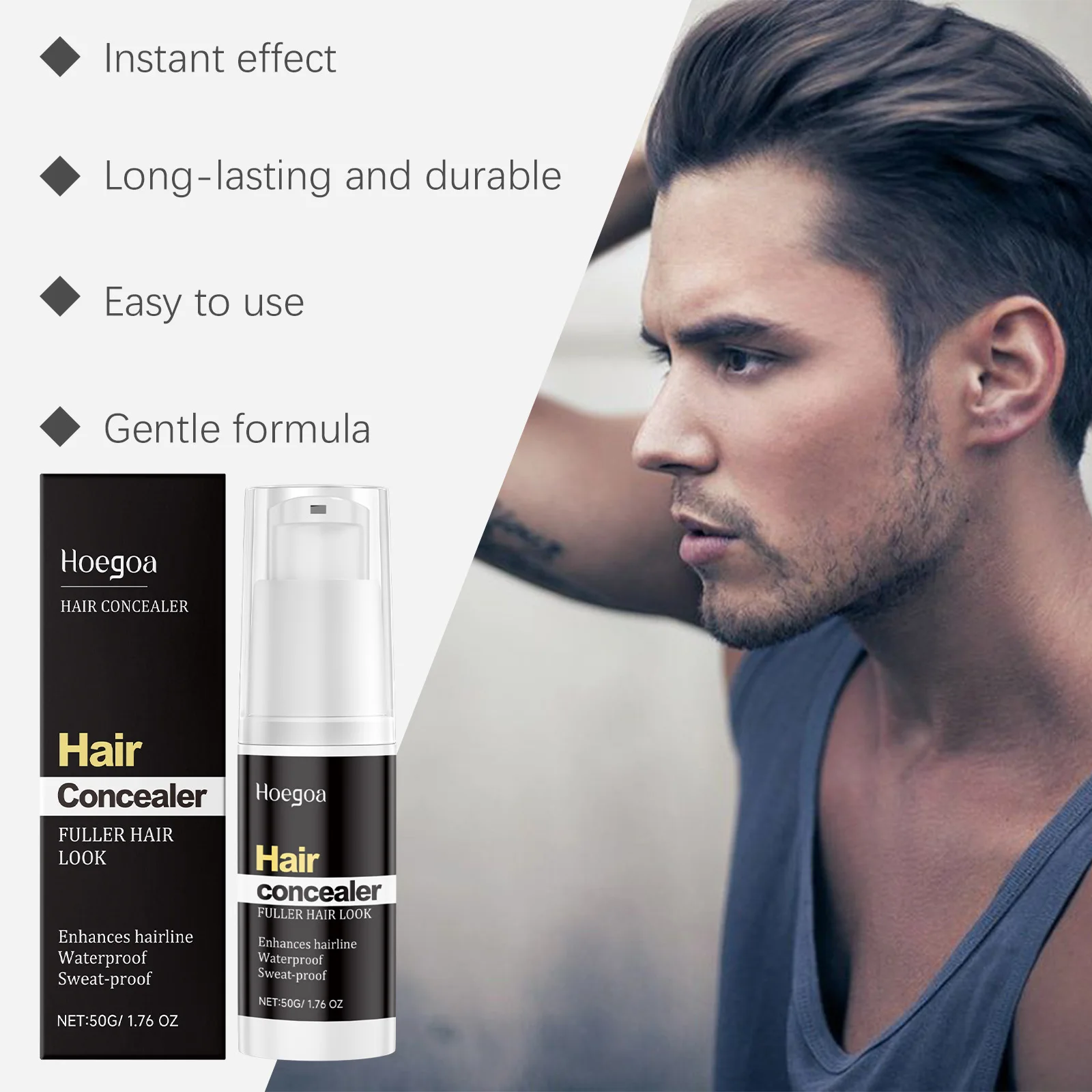 Waterproof Hairline Concealer for Thinning Hair