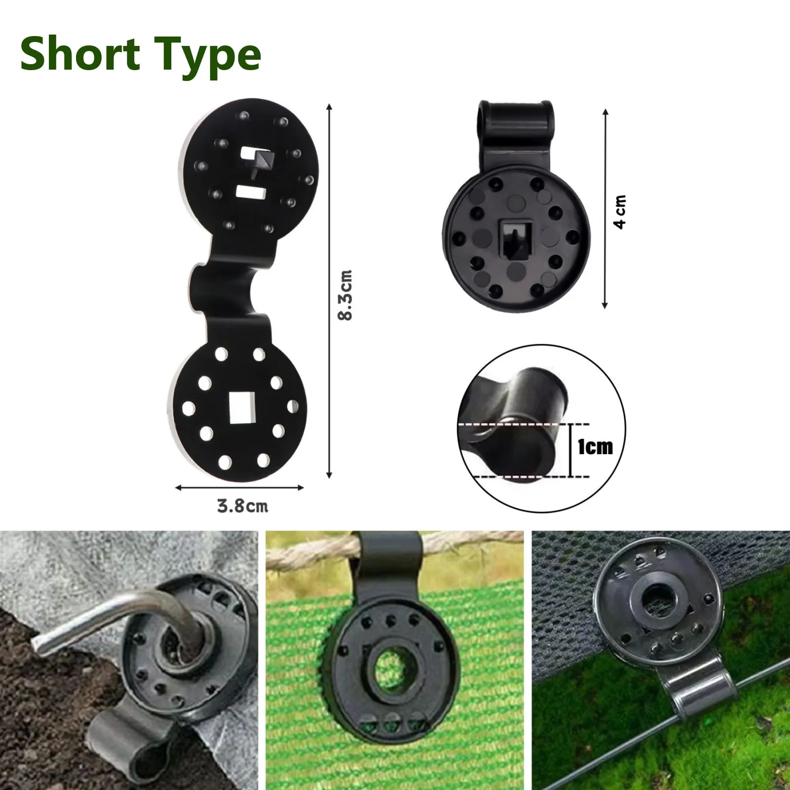 Garden Awning Shade Cloth Clips Outdoor Camping Plastic Clips For Awnings Mesh Network Clip Garden Buildings Fence Net Fix Clamp