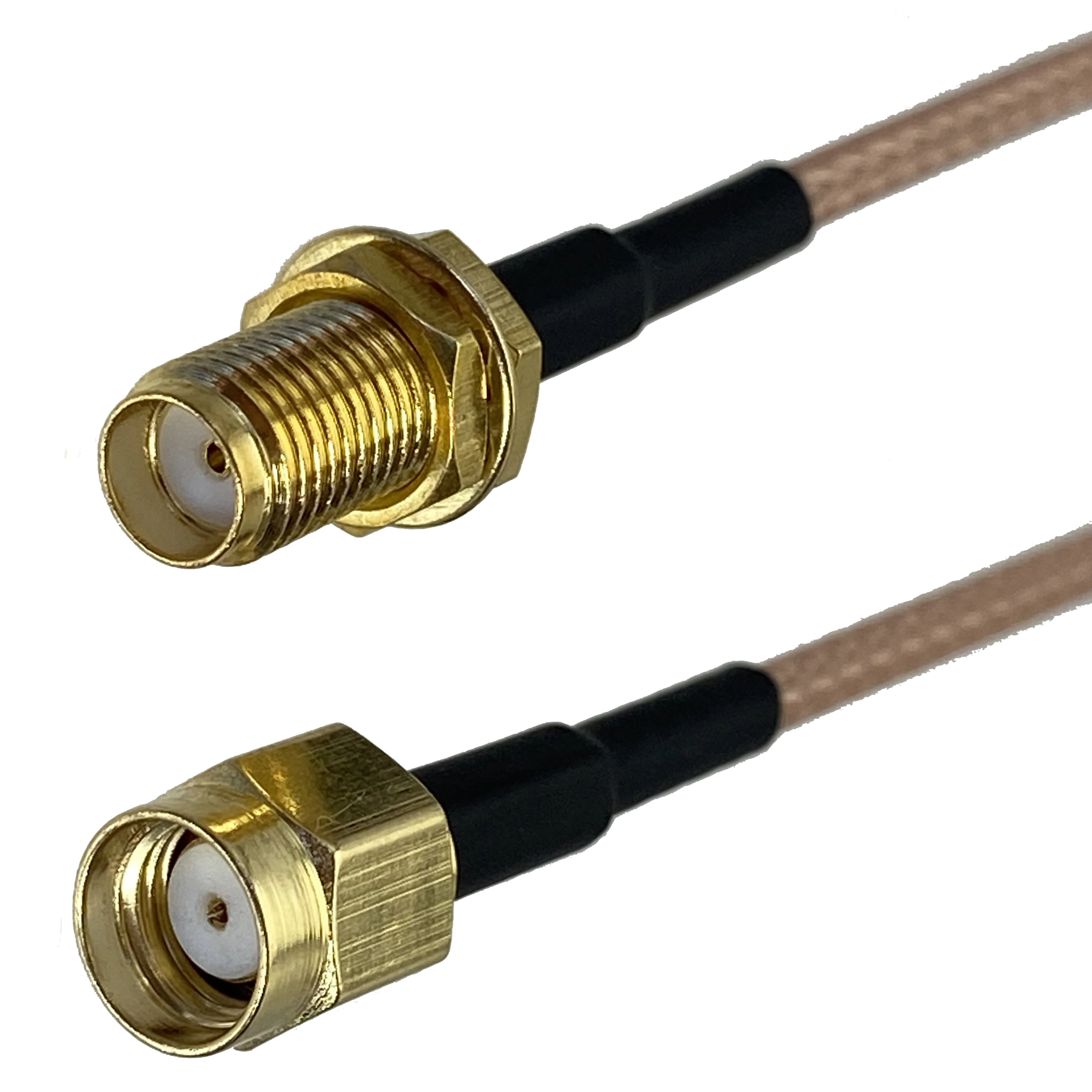 Description Picture 5 of item1Pcs RG316 SMA RPSMA to SMA RP SMA Male Plug & Female Jack Connector RF Coaxial Jumper Pigtail Cable Wire Terminals 4inch~10FT