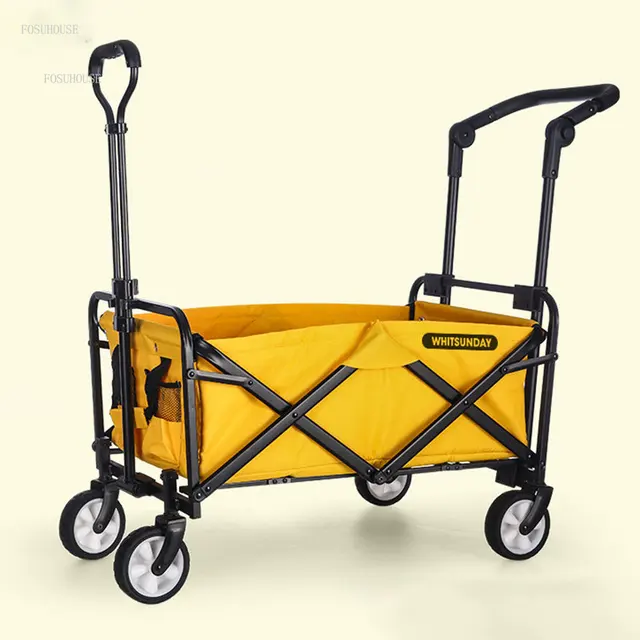 Piknik Bevásárlókosár Kültéri Kerti Szekerek Kemping Kocsi Horgász Összecsukható Kerekekkel Hordozható Húzó - Image 2