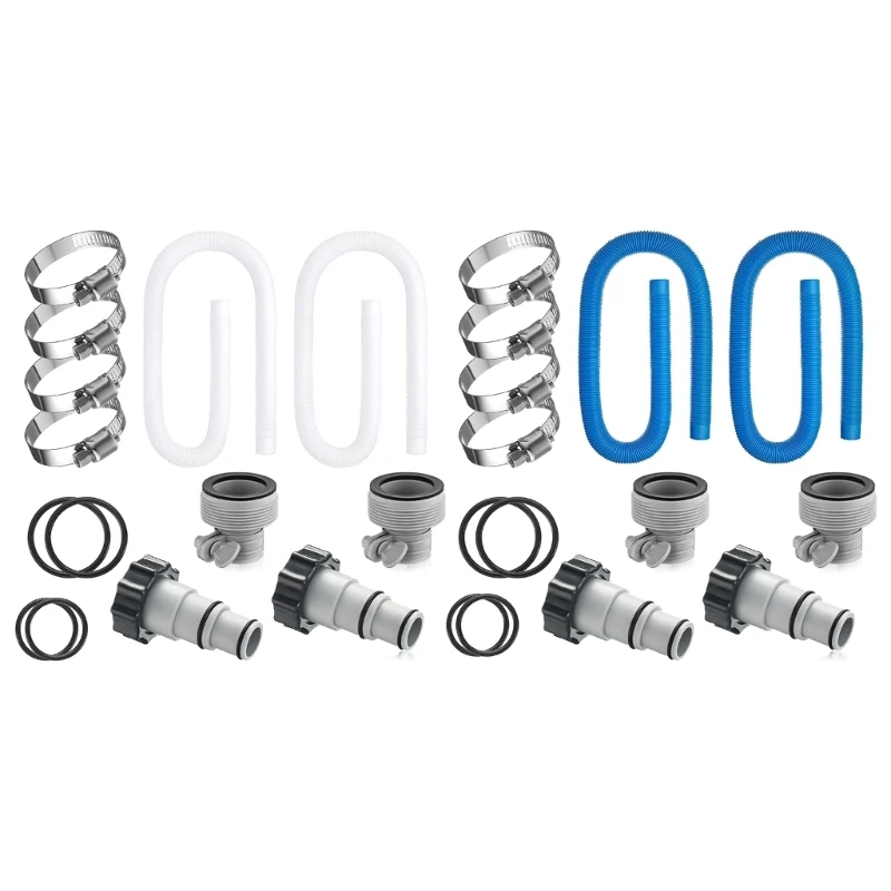 

W8KC Skimmer Pump Transfer Hose+ Hose Adapter Replacement for Intex Above Ground Pool