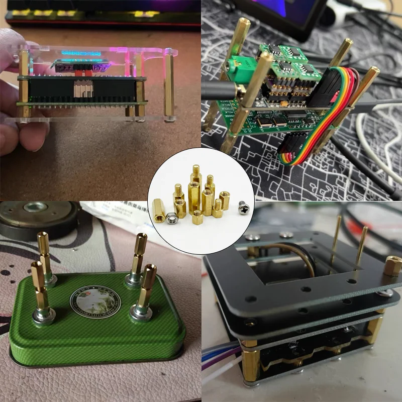 kit de latao standoff para pcb circuit 05