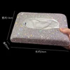 Luxury Tissue Box Napkin Holder Car Diamond Tissue Pumping Paper Box Toilet Paper Towel Storage Box Home Decor Auto Accessories 5