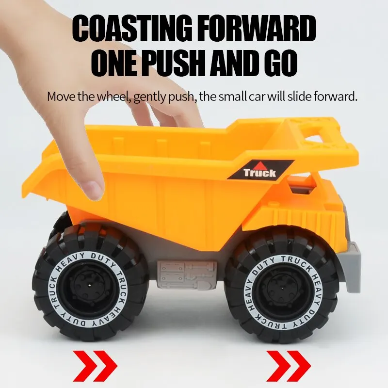 Construction Vehicle Toys Excavator Dump Truck Model Toy Engineering Vehicle Set Construction Fleet Toddler Early Education Construction Vehicles Toys