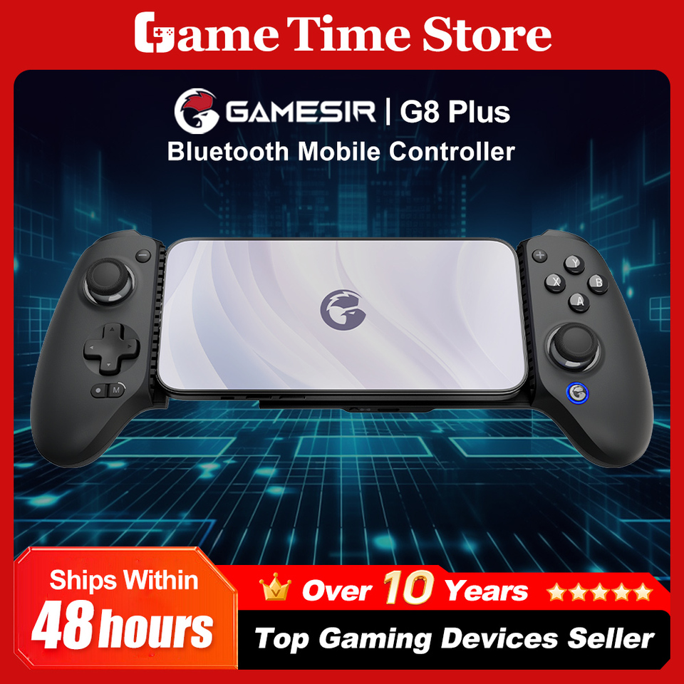 Gamesir G8 Plus Bluetooth Mobile Controller for Nintendo Switch Tablet PC Android and iOS with Rumble Motors & 6-axis Gyroscope