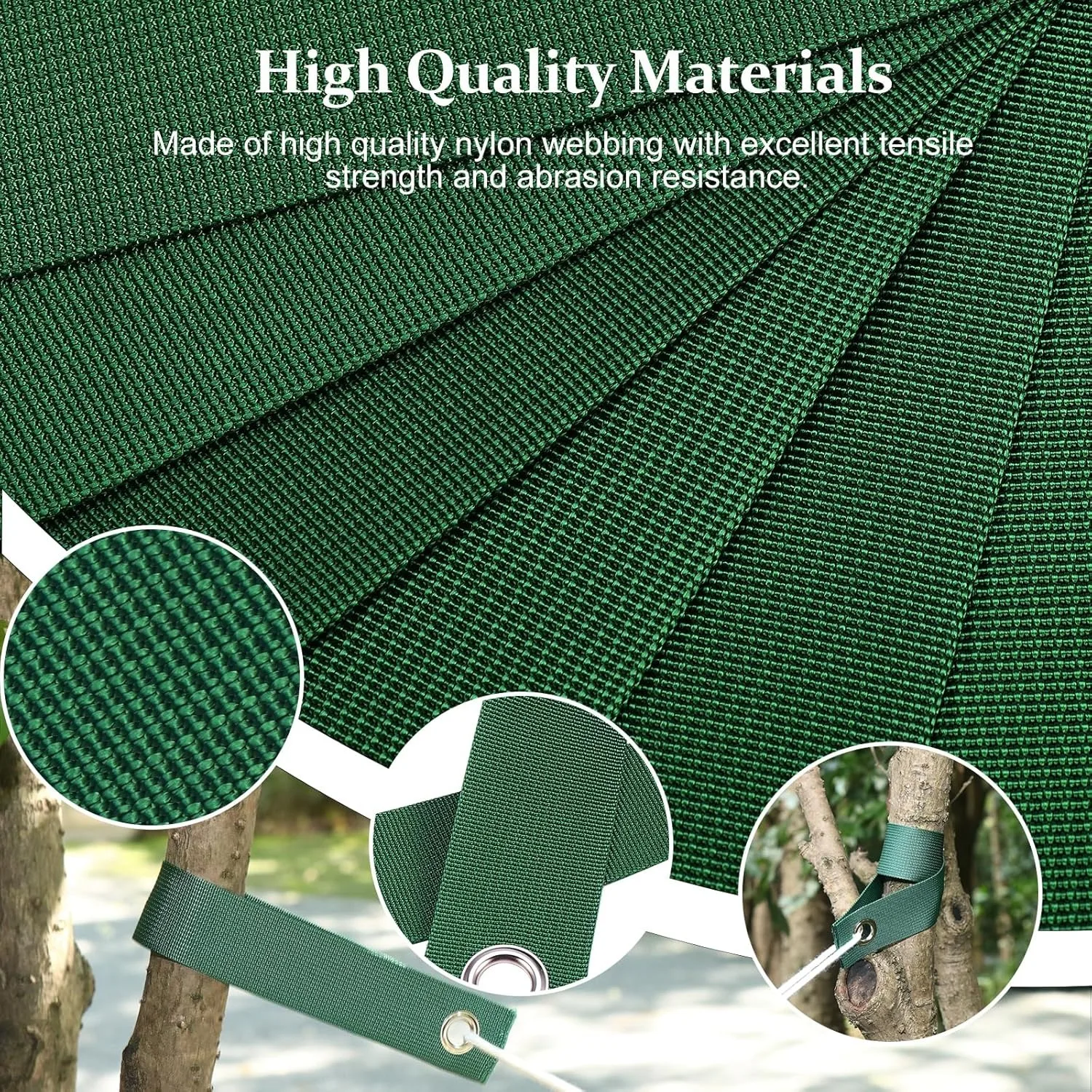 10Pcs Tree Straps for Staking Storm Protection 15.7 inch Leaning Trees with Grommets Heavy Duty Windproof Straightening Ties
