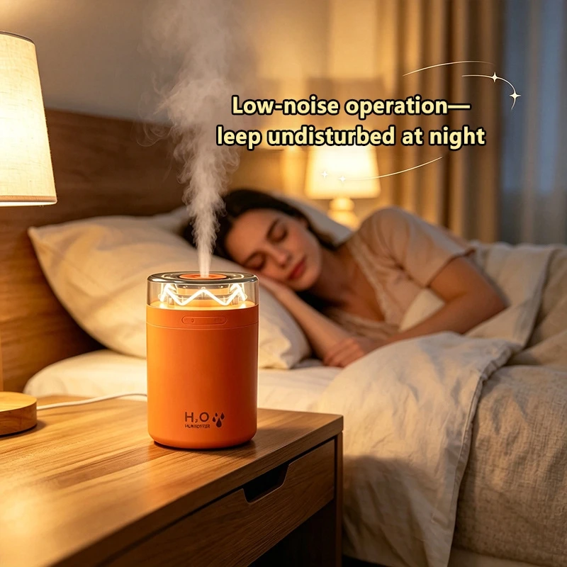 Compact USB Mini Air Humidifier & Essential Oil Diffuser with Colorful LED Lights