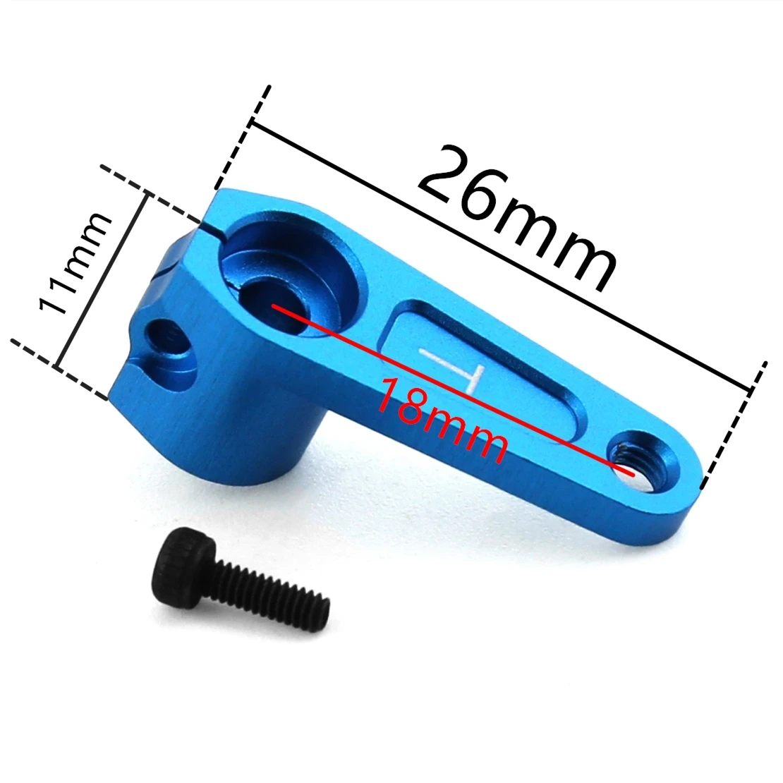 VANQUISH Clamping 25T Servo Horn | 20mm Aluminum Horn For Savox, Futaba, Traxxas RC Servos (VPS02412)