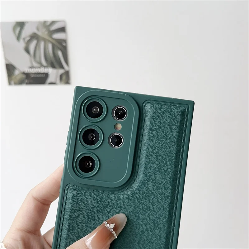 Étui de téléphone en cuir de luxe pour Samsung Galaxy A53 A73 A33 A23 A13 A03S A52 A12 A32 A51 A71 A52S Coque arrière en silicone TPU souple_voghion.com