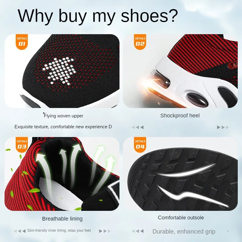 Men Casual Sport Shoes Breathable Lightweight Sneakers Outdoor Mesh Black Running Shoes Athletic Jogging Tenis Walking Shoes