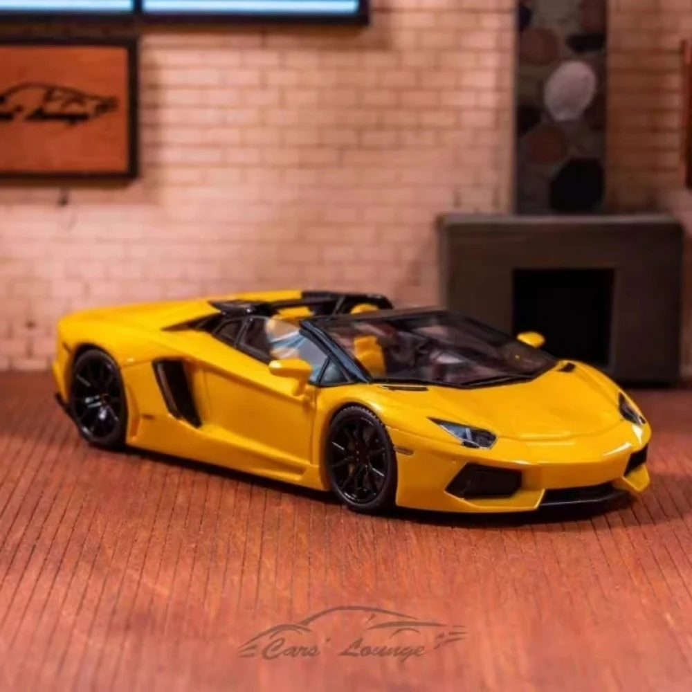 cars lounge 1/64　ランボルギーニ アヴェンタドール ロードスター Cars'Lounge 1:64 Aventador Roadster Resin Model Car - AliExpress